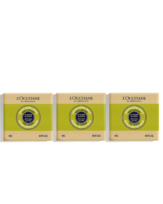 Trio de Sabonetes Karit&eacute; Verbena